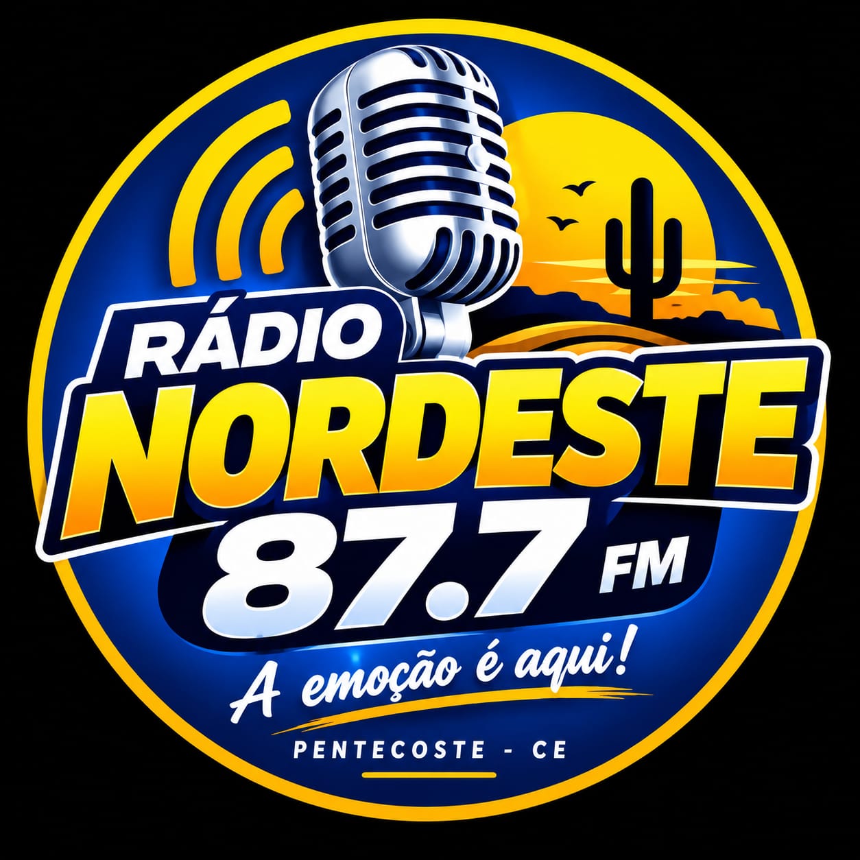 Logo Rádio Nordeste 87.7 FM